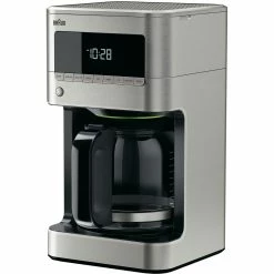 Promo ???? Braun BrewSense 12 Cup Drip Coffee Maker With Glass Carafe In Stainless Steel ????