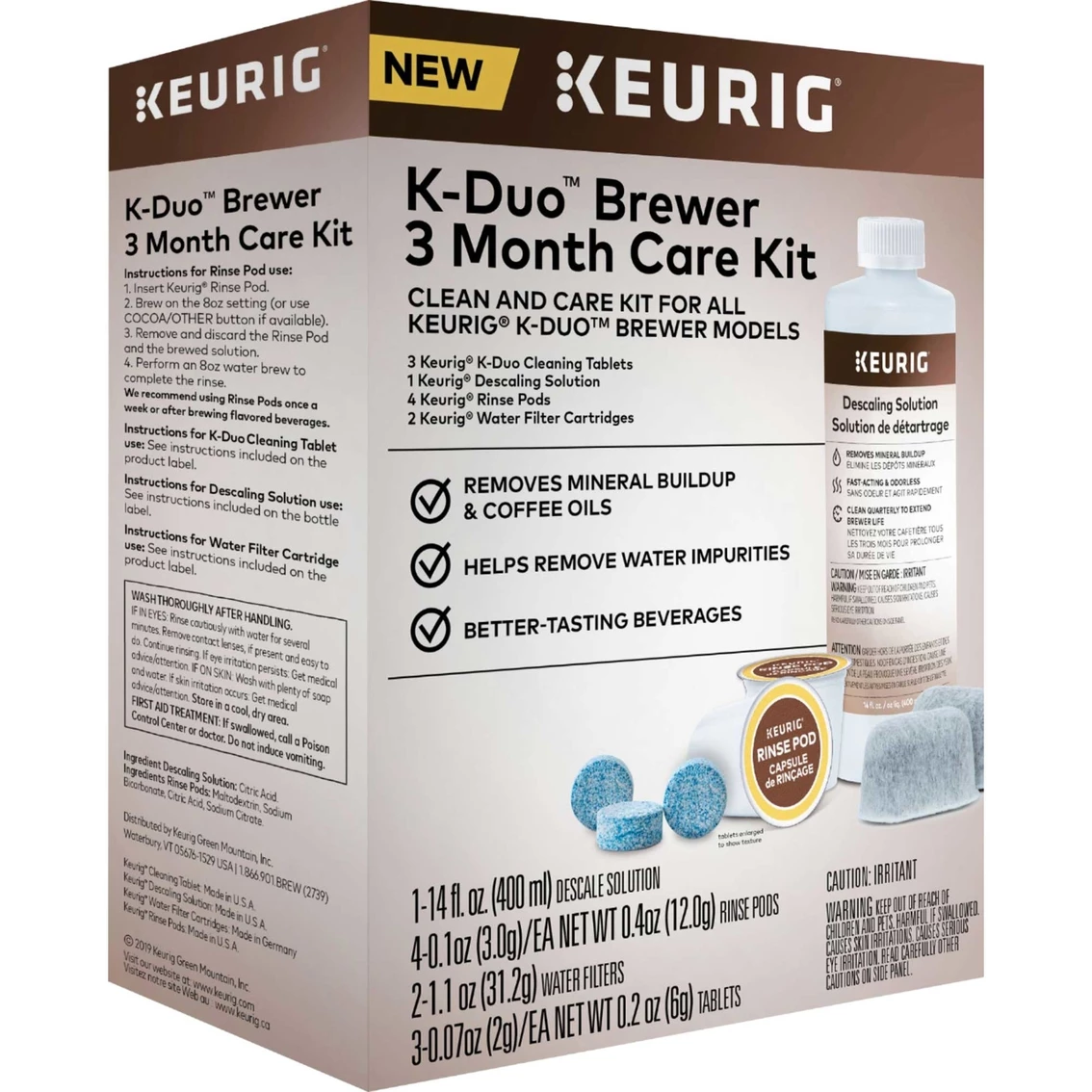 Wholesale ???? Keurig K-Duo Brewer 3 Month Care Kit ???? 1 Wholesale ???? Keurig K-Duo Brewer 3 Month Care Kit ????