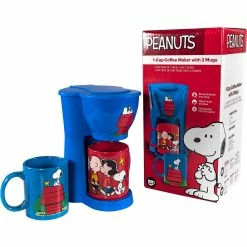 Cheapest ???? Peanuts Snoopy, Woodstock And Friends Two Mug Single Cup Coffee Maker ????