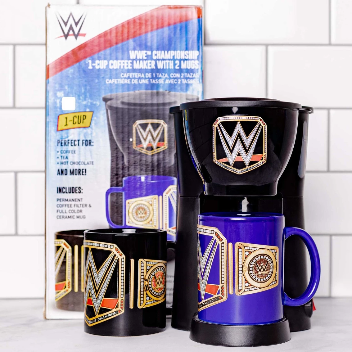 Budget ???? WWE Single Cup Coffee Maker With 2 Mugs ???? 6 Budget ???? WWE Single Cup Coffee Maker With 2 Mugs ???? - Image 6