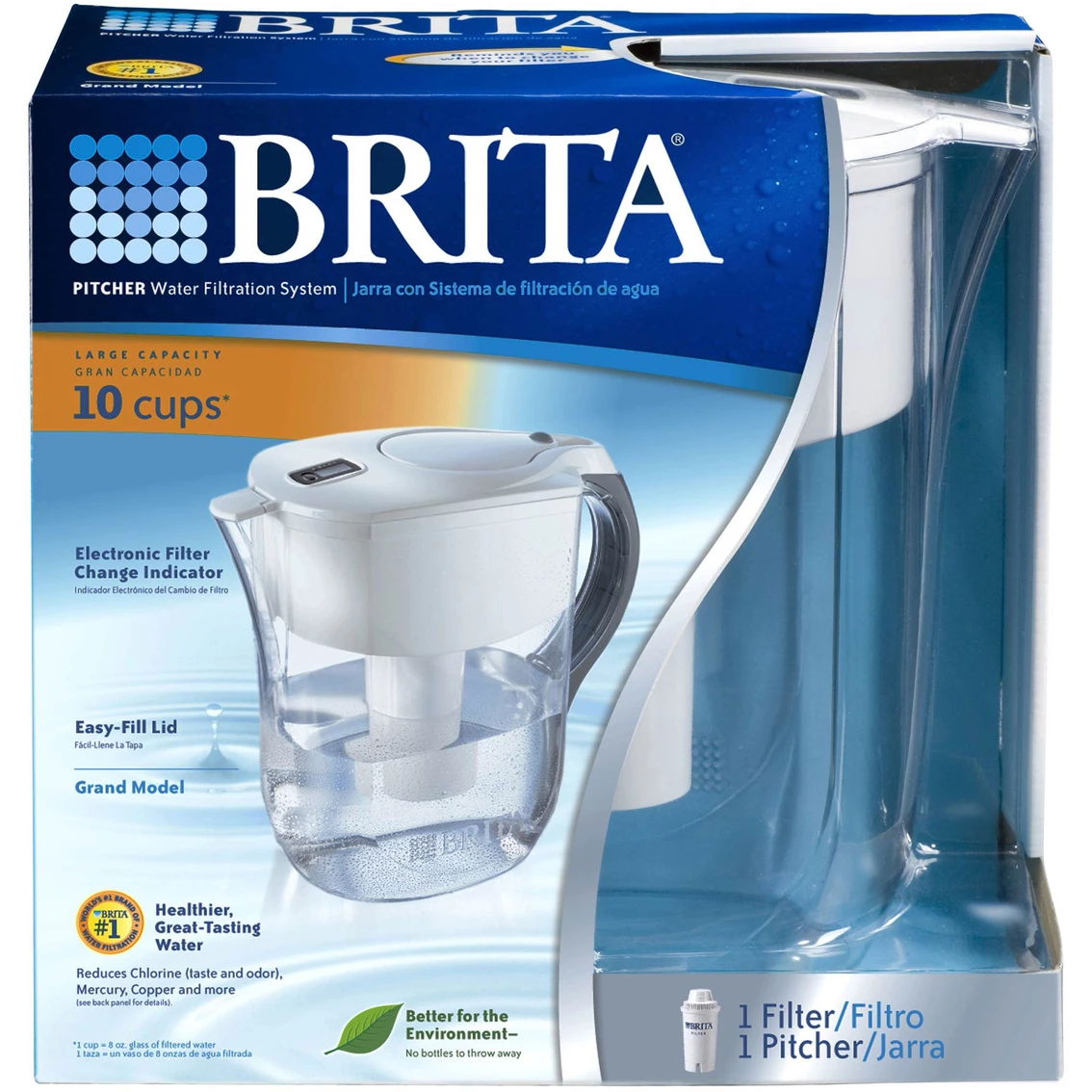 Top 10 ⌛ Brita Grand 10 Cup Pitcher ⭐ 1 Top 10 ⌛ Brita Grand 10 Cup Pitcher ⭐