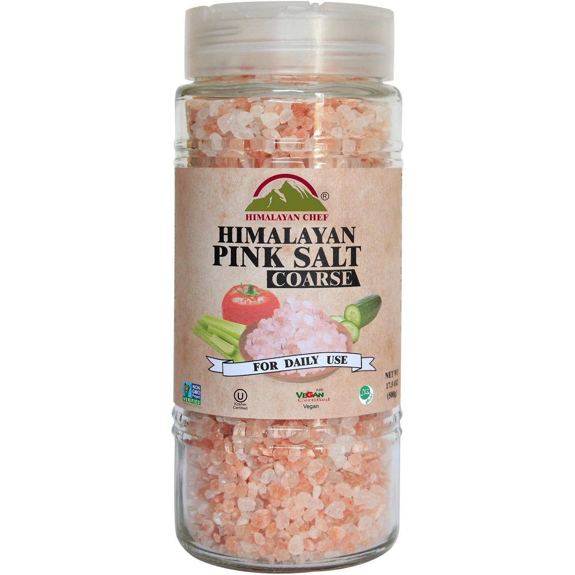 Deals ⌛ Himalayan Chef Coarse Pink Salt Glass Jar 17.5 Oz. ✨ 1 Deals ⌛ Himalayan Chef Coarse Pink Salt Glass Jar 17.5 Oz. ✨