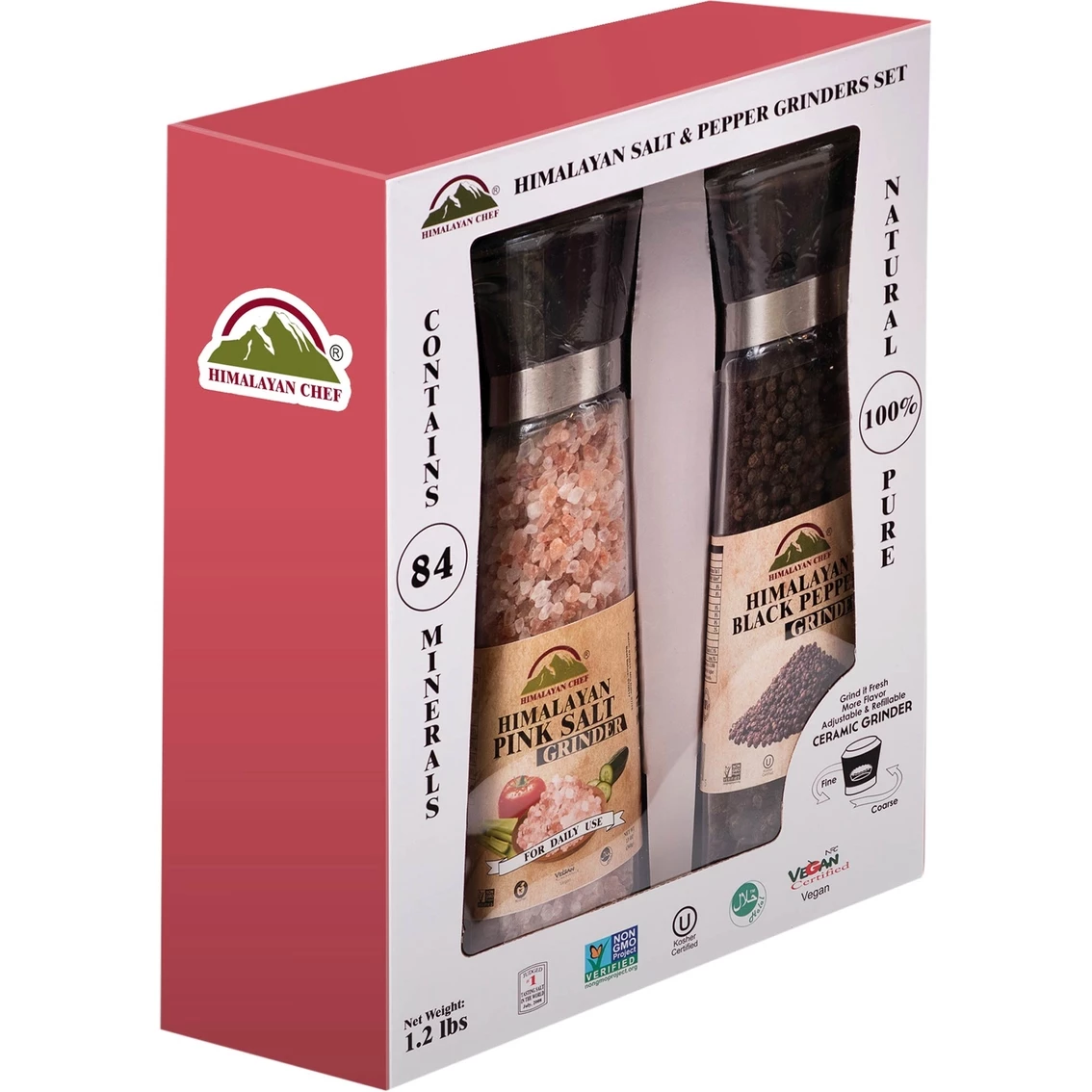 Cheapest ⌛ Himalayan Chef Salt And Pepper Tall Grinder Gift Set ???? 1 Cheapest ⌛ Himalayan Chef Salt And Pepper Tall Grinder Gift Set ????