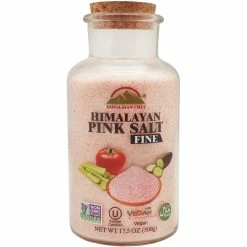 Promo ❤️ Himalayan Chef Fine Pink Salt In Wide Mouth Glass Jar ????