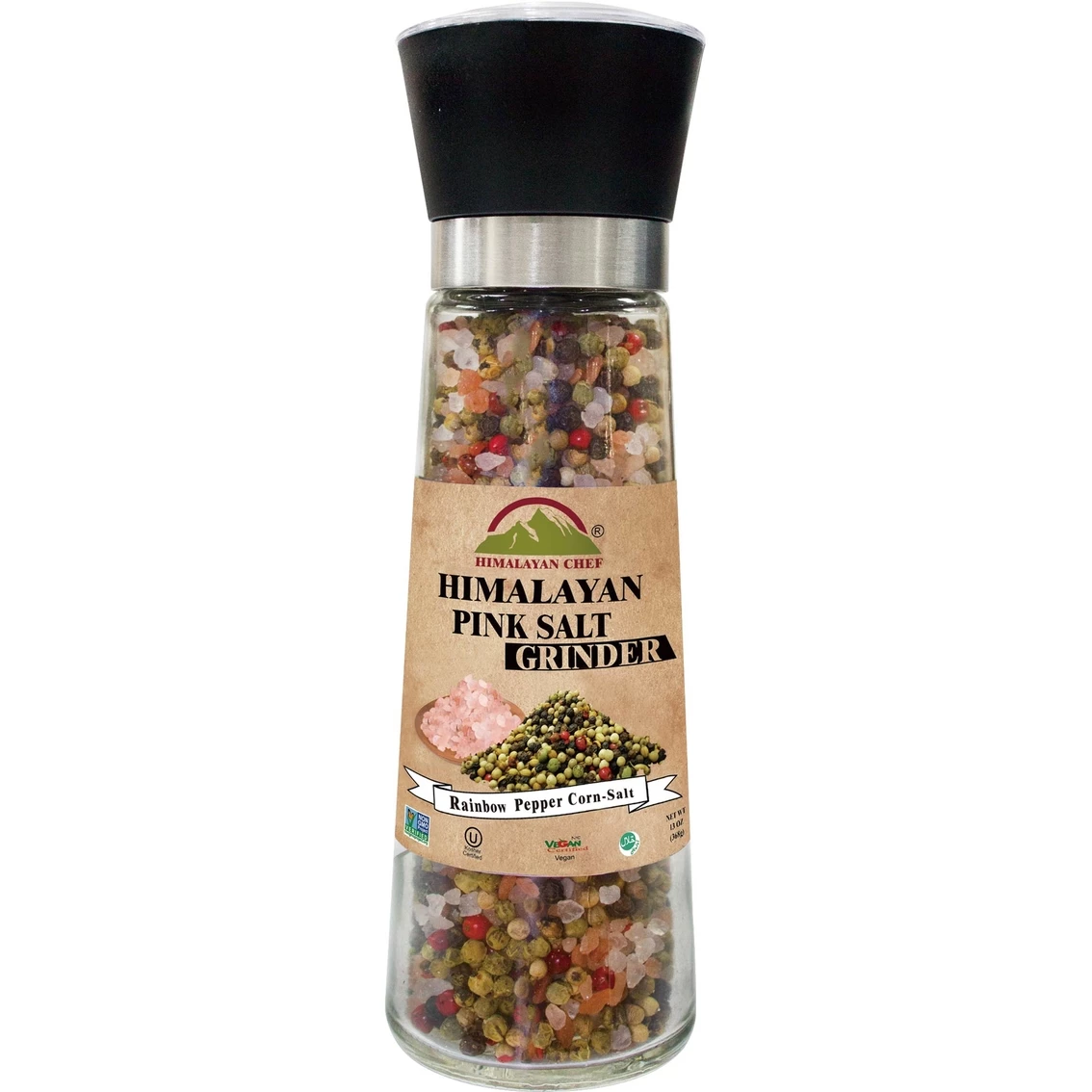 Coupon ???? Himalayan Chef Pink Salt And Rainbow Peppercorns Refillable Glass Grinder 11.5 Oz. ???? 1 Coupon ???? Himalayan Chef Pink Salt And Rainbow Peppercorns Refillable Glass Grinder 11.5 Oz. ????