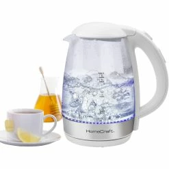 Brand new ???? HomeCraft 1.7L Electric One Touch Control Glass Kettle ????