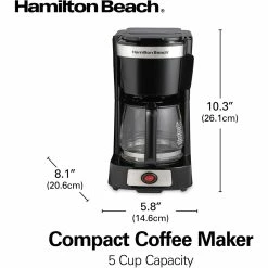 Coupon ???? Hamilton Beach 5 Cup Compact Coffee Maker ???? -Capresso Shop unnamed file 460