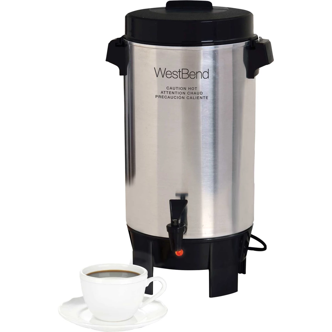 Hot Sale ???? West Bend 42 Cup Polished Coffee Urn ???? 2 Hot Sale ???? West Bend 42 Cup Polished Coffee Urn ???? - Image 2