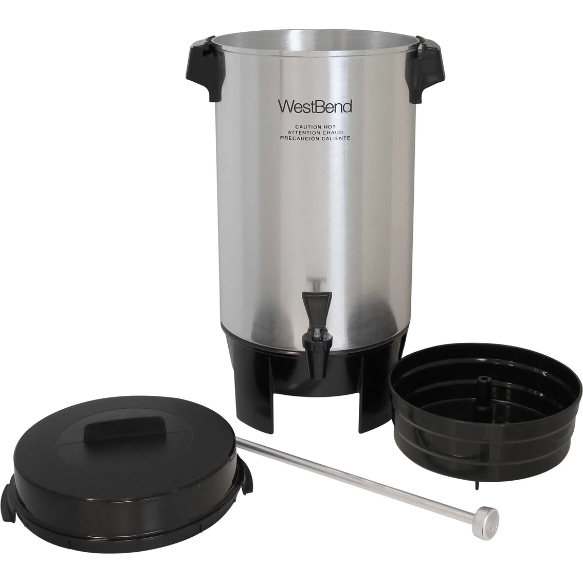 Hot Sale ???? West Bend 42 Cup Polished Coffee Urn ???? 3 Hot Sale ???? West Bend 42 Cup Polished Coffee Urn ???? - Image 3